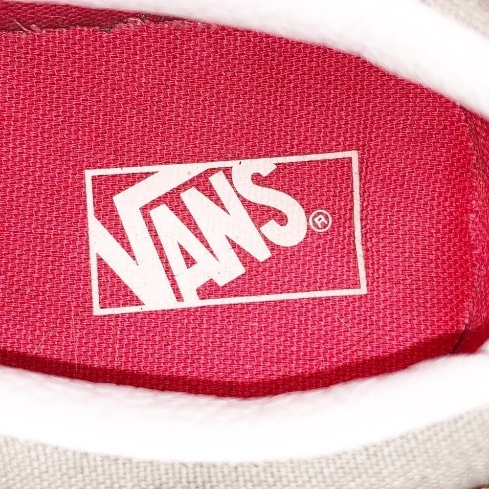 Vans Pink/Gray Old Skool Lace Up Low Top Sneakers Size 5
